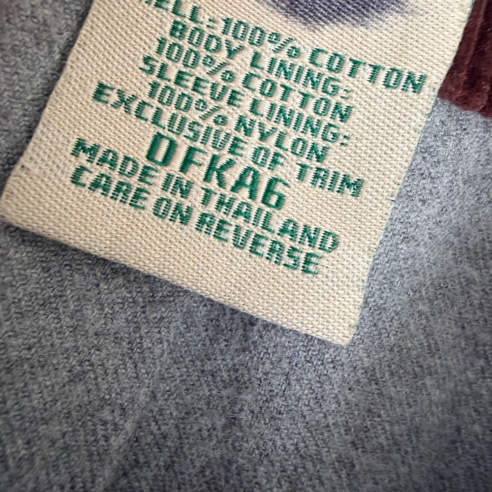 LL BEAN Women’s VINTAGE Brown Corduroy FullyLined Chore Barn Jacket Sz Petite L - Picture 4 of 9